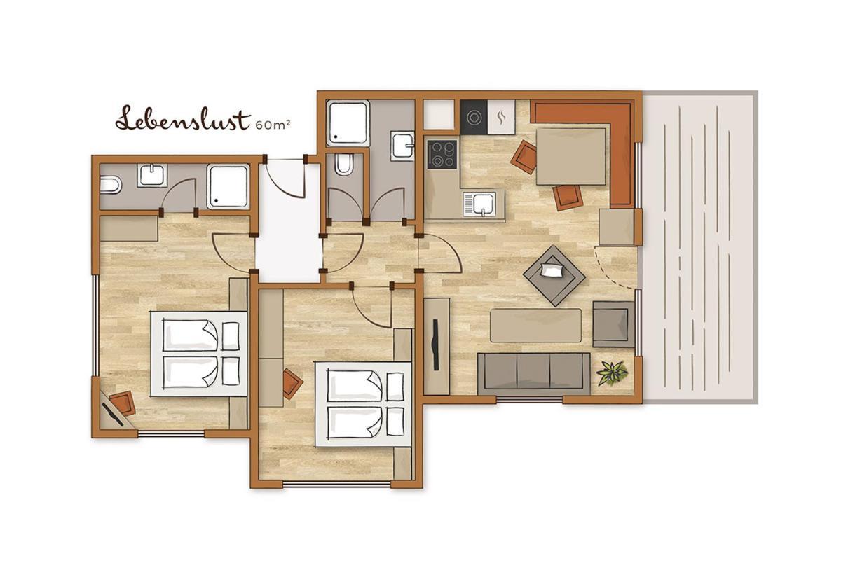 Bio-Holzhaus Und Landhaus Heimat Apartment Ramsau am Dachstein Room photo